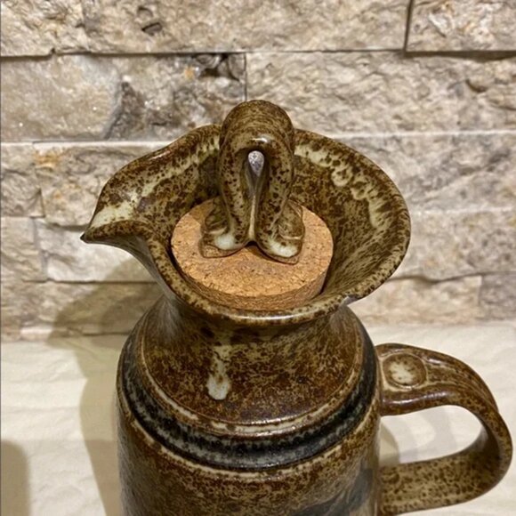 Stoneware Jug & Cup Set with Cork Stopper - Picture 7 of 11